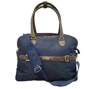 Chaps Briefcase Laptop travel carry-on, Navy, unisex nwot